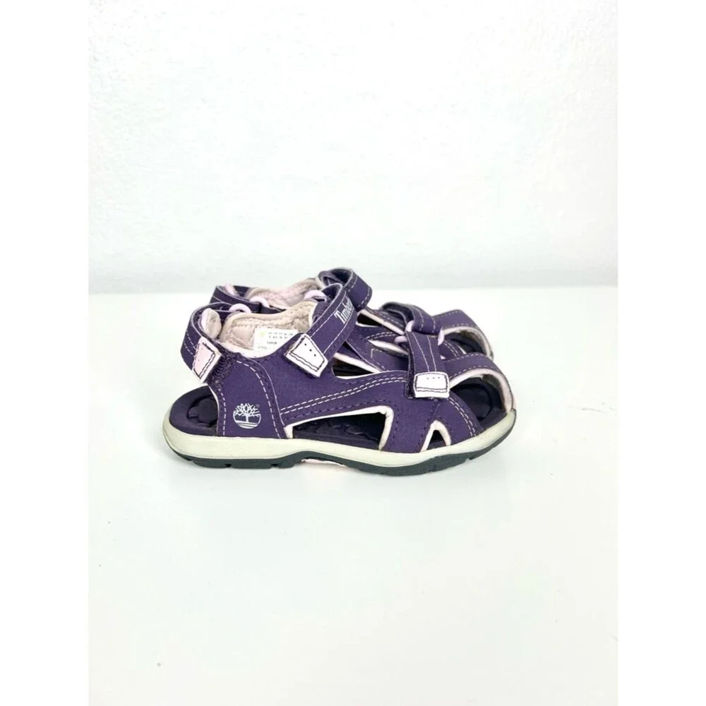 Timberland Girls Toddler Purple and Pink Closed-Toe Sport Outdoor Water Sandals